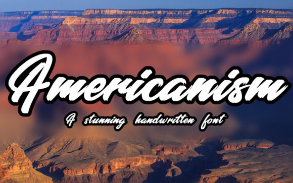 Americanism: The Script Font That Feels Like a Handwritten Letter