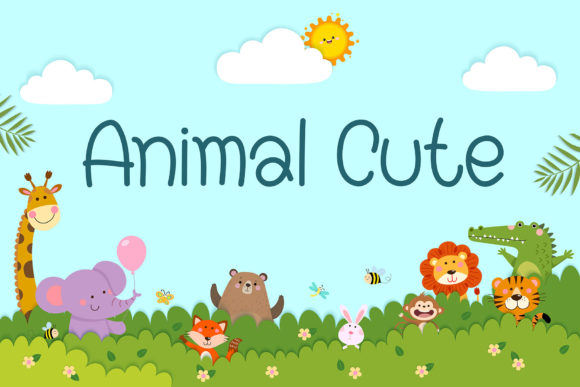 Animal Cute: The Friendly Display Font for Whimsical Branding
