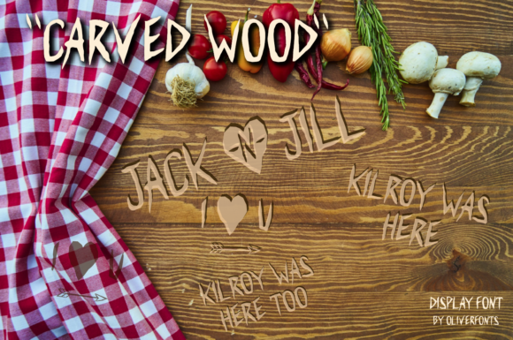 Carved Wood: A Display Font That Brings Bold Ideas to Life