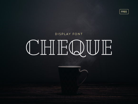 Cheque: The Display Font That Commands Attention