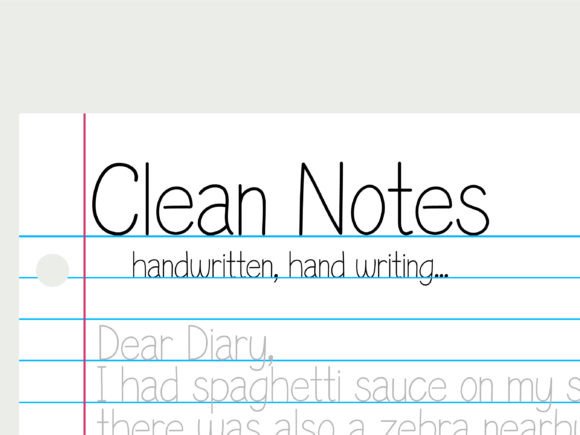 Clean Notes: Beautiful Handwriting for Every Project