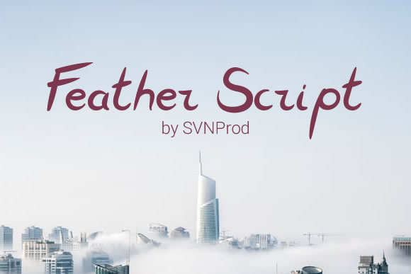 Feather Script: A Free Typeface for Elegant Branding