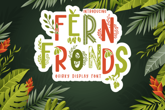 Fern Fronds: A Typeface Rooted in Nature's Whimsy