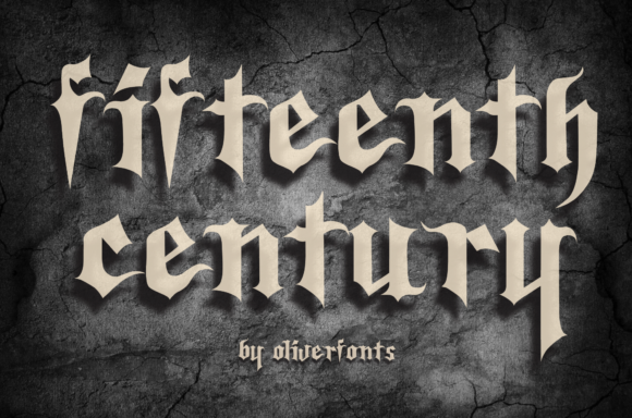 Fifteenth Century: A Bold Blackletter for Modern Designs