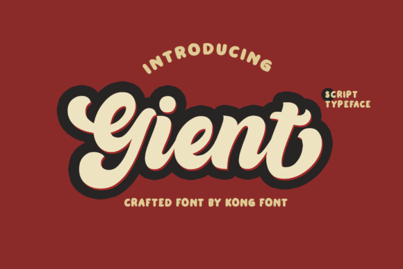 Gient: A Handwritten Font That Feels Like a Friendly Conversation