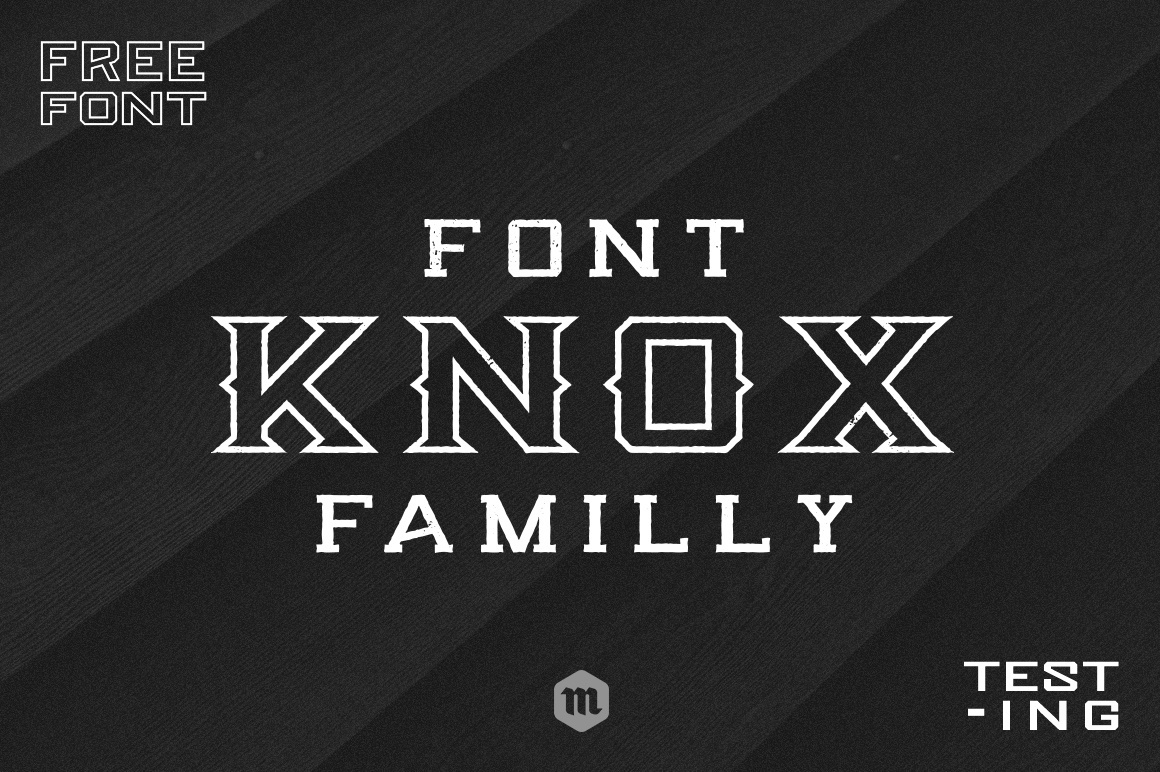 Knox: A Free Font with Bold Character for Your Next Project