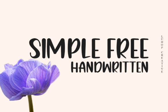 Simple Free: The Handwritten Font for Joyful Design