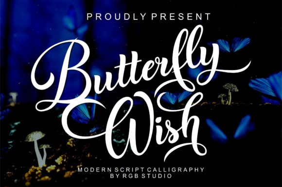 Unleash Your Creativity with Butterfly Wish Font